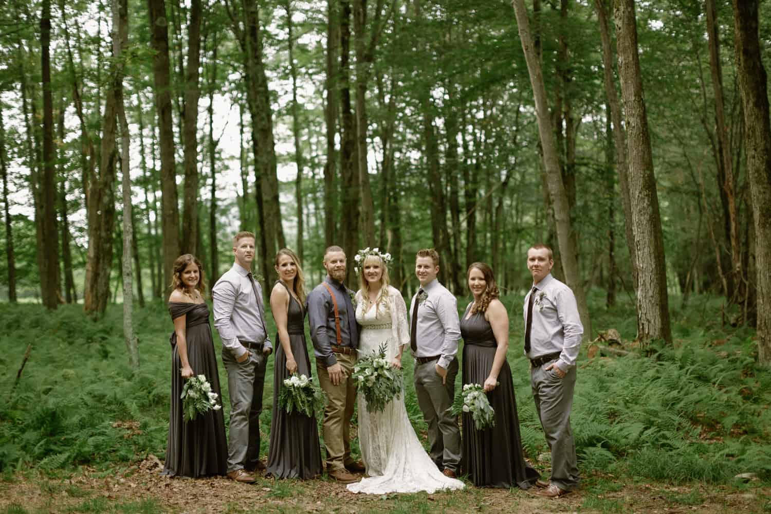 Bridal Party at Handsome Hollow 