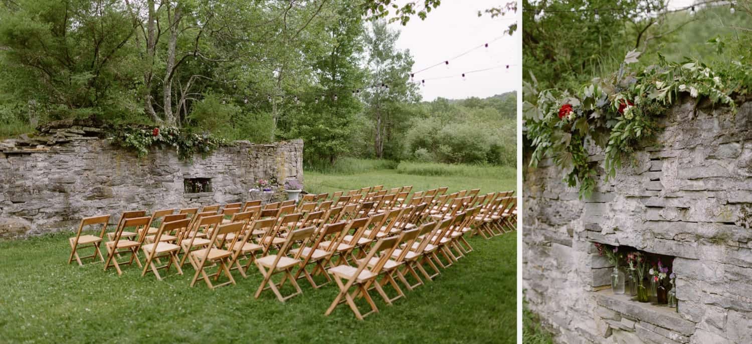 Wedding Ceremony at Handsome Hollow 