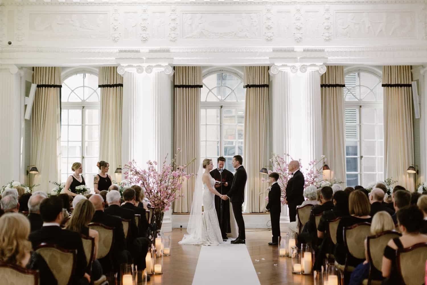 Elegant New York City wedding at The Yale Club 