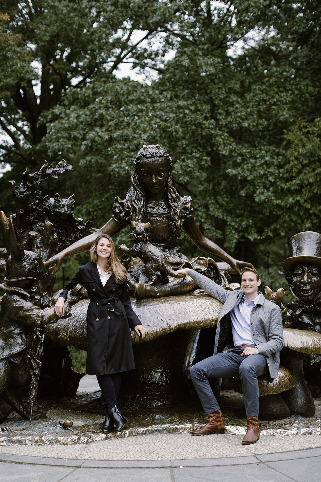 Alice in Wonderland Sculpture in Central Park